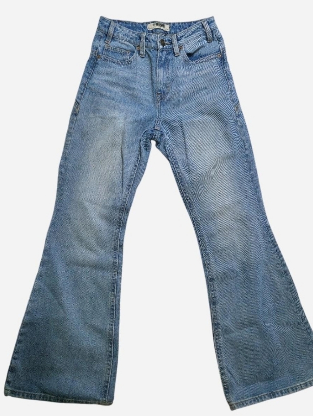 Rock & Roll Denim High Rise Flare Jeans Size 25 EUC Western - Picture 3 of 6